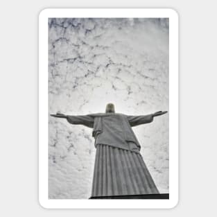 Cristo Redentor with Aureole, Corcovado - Rio de Janeiro Sticker